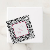 Étiquettes Cadeau Empreinte de léopard Art déco (En situation)