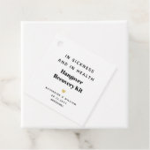 Étiquettes Cadeau En cas de maladie et dans le kit de récupération d (En situation)