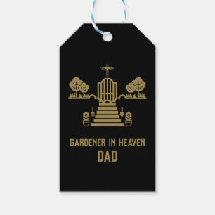 Étiquettes-cadeau En mémoire Bereaver Gardener funérailles