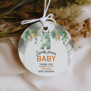 Étiquettes Cadeau en vichy Ligne De Vêtements Baby shower Cultivé Lo