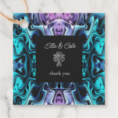 Étiquettes Cadeau Enchantement coloré (Devant)