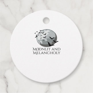 Étiquettes Cadeau Encre Whimsigoth - Forêts Mystiques, Lunes Magique