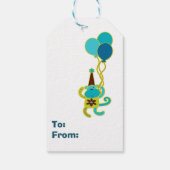 Étiquettes-cadeau Enfants Cirque Anniversaire (Dos)