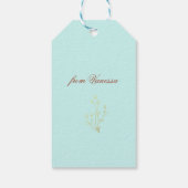 Étiquettes-cadeau Enfants de la mer, Jozef Israels (Dos)