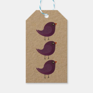 Étiquettes-cadeau Enfants mignonette birdy