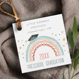 Étiquettes Cadeau Enfants mignons Boho Arc-en-ciel Étoiles préscolai