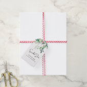 Étiquettes-cadeau Enregistrer la date simple (Avec de la ficelle)