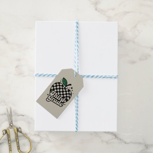 Étiquettes-cadeau Enseignant 3e année Retour à l'école (With Twine)