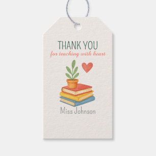 Étiquettes-cadeau Enseignant Merci - Appréciation sincère