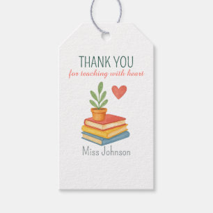 Étiquettes-cadeau Enseignant Merci - Appréciation sincère