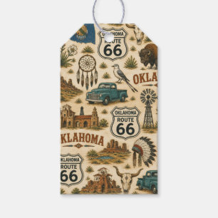 Étiquettes-cadeau Ensemble cadeau Oklahoma Route 66