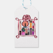 Étiquettes-cadeau Ensemble de cosmétiques (Dos)