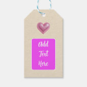 Étiquettes-cadeau Enterrement de vie de jeune fille Rose Fête (Devant)