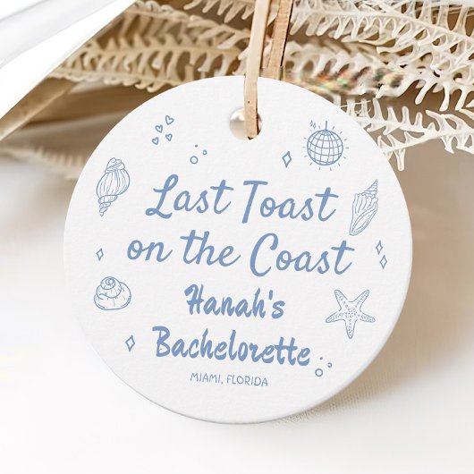 Étiquettes Cadeau Enterrement de vie de jeune fille sur le thème de 