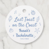 Étiquettes Cadeau Enterrement de vie de jeune fille sur le thème de  (Devant)