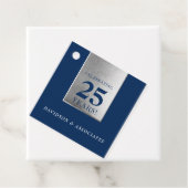 Étiquettes Cadeau ENTREPRISE ANNIVERSAIRE élégant affaires marine ar (En situation)