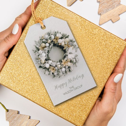 Étiquettes-cadeau Entreprise de courriels de Noël