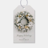 Étiquettes-cadeau Entreprise de courriels de Noël (Devant)