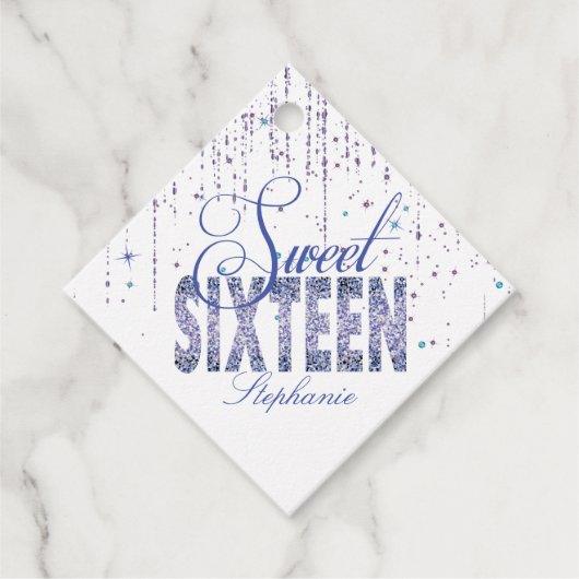 Étiquettes Cadeau Épersion violette, douce 16 (Devant)