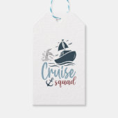 Étiquettes-cadeau Équipe de croisière (Devant)