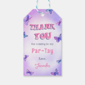 Étiquettes-cadeau Eras Anniversaire Merci (Dos)