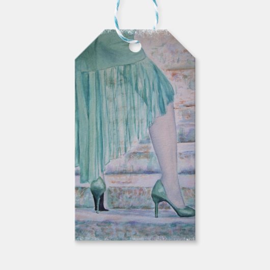 ÉTIQUETTES-CADEAU ESCALIER À .... (Devant)