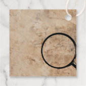 Étiquettes Cadeau Escape Room Anniversaire Merci de fête (Dos)