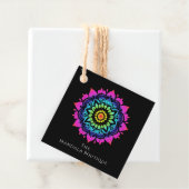 Étiquettes Cadeau Ésotérique Mandala Holistic Metaphysical Boho Brig (En situation)