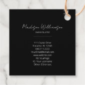 Étiquettes Cadeau Ésotérique Mandala Holistic Metaphysical Boho Brig (Dos)