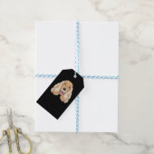 Étiquettes-cadeau Espagnol Cocker Anglais Souriant (Avec de laficelle)