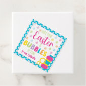 Étiquettes Cadeau Espoir que Pâques soit une bulle de plaisir (En situation)