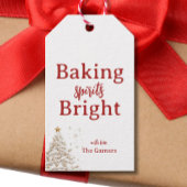 Étiquettes-cadeau Esprits de Noël