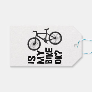 Étiquettes-cadeau Est Mon Vélo OK Funny VTT