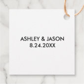 Étiquettes Cadeau Étalon cadeau Mariage Love Not Germs, Kraft (Dos)