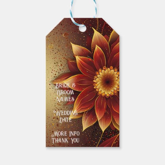 Étiquettes-cadeau Éternelle Floraison : une célébration intemporelle (Devant)