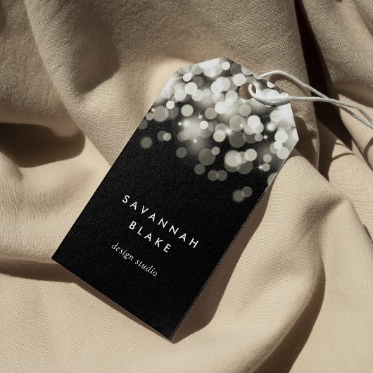 Étiquettes-cadeau Étincelle Champagne