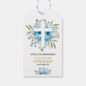 Étiquettes-cadeau Etiqueta de agradecimiento para bautizo (Dos)