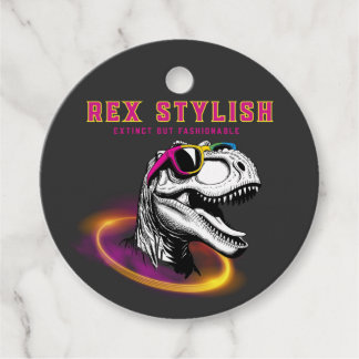 Étiquettes Cadeau Etiqueta para lembrancinha T-Rex Fashion