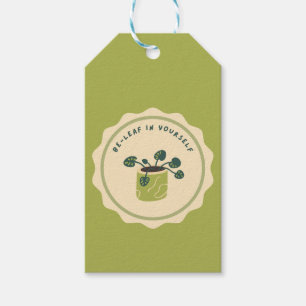 Étiquettes-cadeau Étiquette-Cadeau Be-Leaf In Yourself