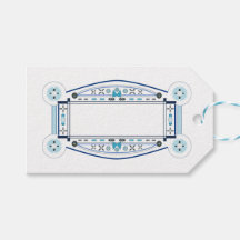 Etiquette réprise de style Art Déco