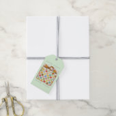 Étiquettes-cadeau ÉTIQUETTES-CADEAUX COUVERTURE DOUILLETTE - Vert (Avec de la ficelle)