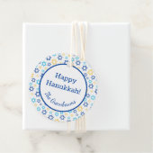 Étiquettes Cadeau Étoile de David (En situation)