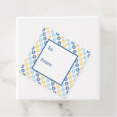 Étiquettes Cadeau Étoile de David à partir de (En situation)