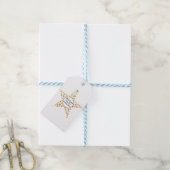 Étiquettes-cadeau Étoile d'Or (Avec de laficelle)