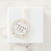 Étiquettes Cadeau Étoiles de nuit Merci mystique céleste (En situation)