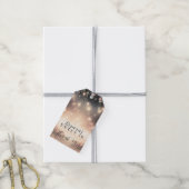 Étiquettes-cadeau Étoiles et nuages d'arbre céleste enchantés (Avec de la ficelle)