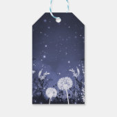 Étiquettes-cadeau Étoiles Sky Twilight Enchantées & Mariage Foliage (Dos)