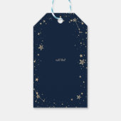 Étiquettes-cadeau Étoiles Soleil Or Céleste Et Lune (Dos)