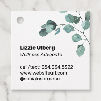 Étiquettes Cadeau Eucalpytus Essentiel Oil Sample