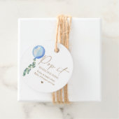 Étiquettes Cadeau Eucalyptus Ballon Bleu Pop It Quand Elle Pop (En situation)